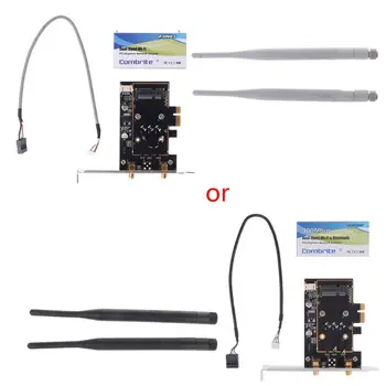 Support Mini BCM4352 867Mbps + Bluetooth BT 4.0 802.11AC/BGN Desktop PCI-E Adapter 1pc
Support Mini BCM4352 867Mbps + Bluetooth BT 4.0 802.11AC/BGN Desktop PCI-E Adapter 1pc