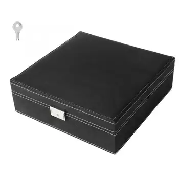 Quality Black Double Layer Jewelry Storage Box Ring Earring Necklace Display Case Organizer Service Long Durable Jewelry Case
Quality Black Double Layer Jewelry Storage Box Ring Earring Necklace Display Case Organizer Service Long Durable Jewelry Case