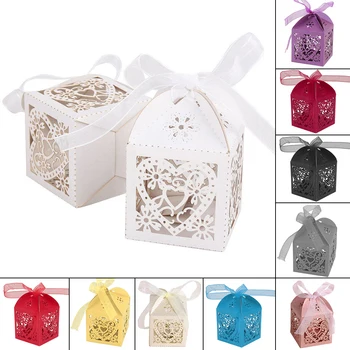 200Pcs/lot Love Heart 5x5x8cm Gift Box Candy Boxes Wedding Party Favor Ribbon Candy Bag Casamento Decor Event Party Supplies
200Pcs/lot Love Heart 5x5x8cm Gift Box Candy Boxes Wedding Party Favor Ribbon Candy Bag Casamento Decor Event Party Supplies