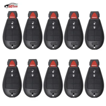 KEYECU 10 Pcs/lot New Replacement Keyless Entry Smart Remote Key 2+1 Button 433MHz ID46 Chip for Chrysler 0# FCC ID: M3N5WY783X
