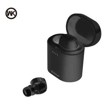 WK Bluetooth Single 5.0 Wireless Bluetooth Headphones Earbuds With Charging Box 3D Stereo Sound Earphones for Smart Mobile Phone
WK Bluetooth Single 5.0 Wireless Bluetooth Headphones Earbuds With Charging Box 3D Stereo Sound Earphones for Smart Mobile Phone