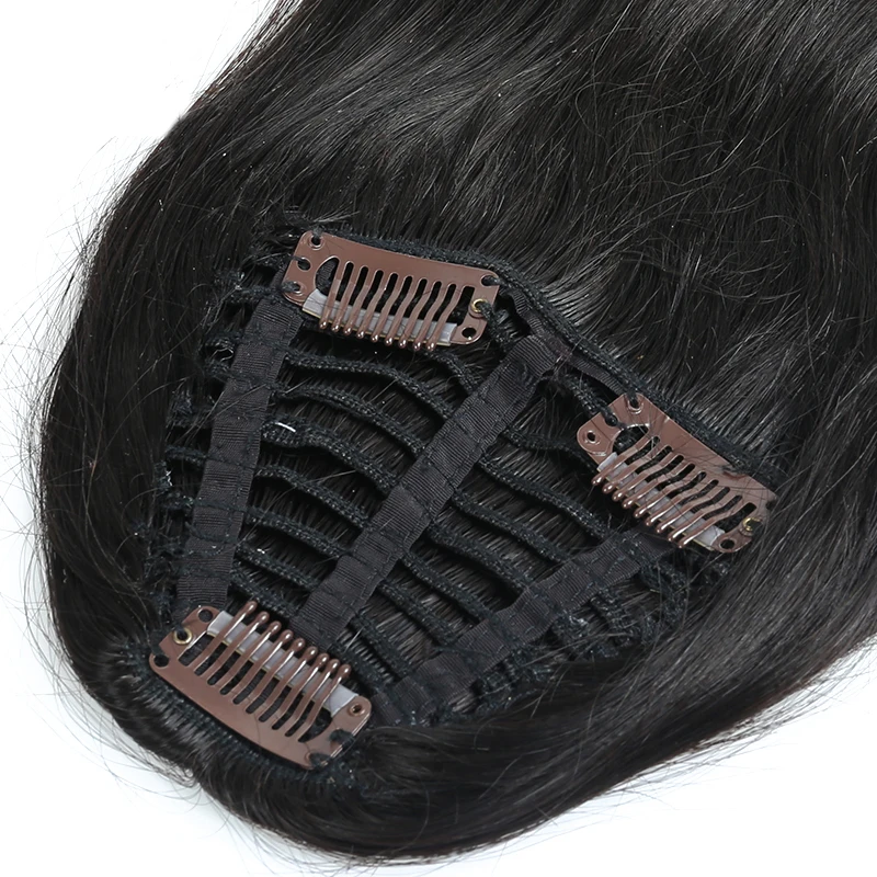Brazilian-Human-Hair-Blunt-Bangs-Clip-In-Human-Hair-Extension-Natural-Black-Dolago-100-Virgin-Hair (3)