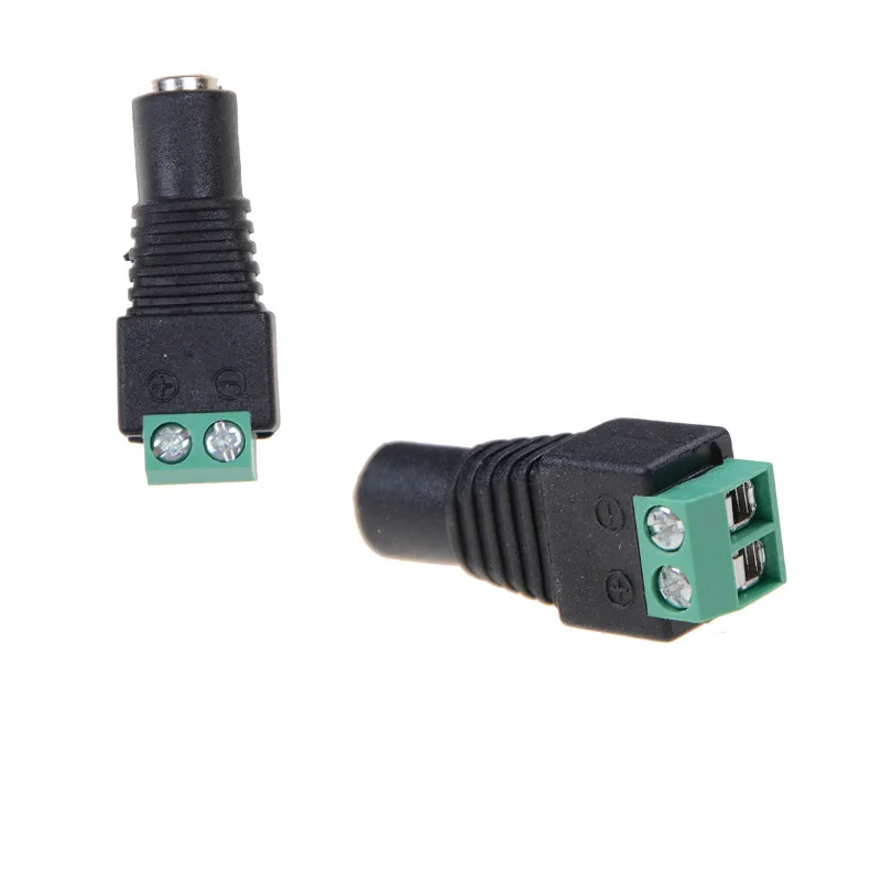 5.5mm X 2.1mm Female Male DC Power Plug Adapter Single Color LED Strip And CCTV Cameras
5.5mm X 2.1mm Female Male DC Power Plug Adapter Single Color LED Strip And CCTV Cameras