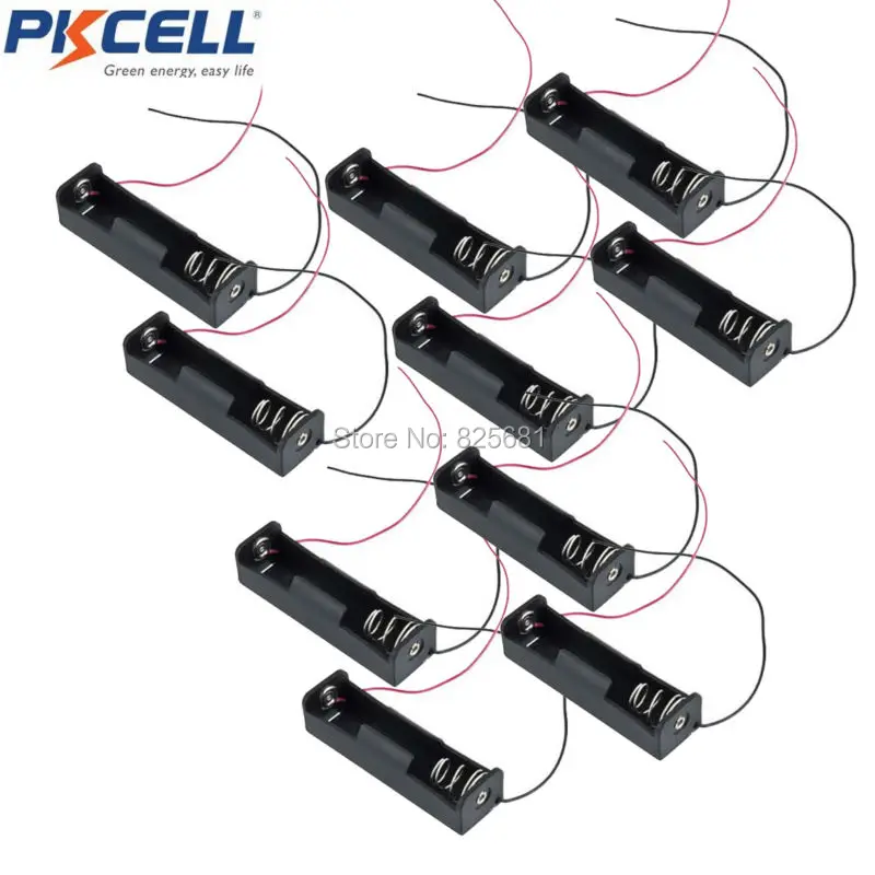 10*Black 1Slot 18650 Battery 3.7V Clip Holder With Wire Leads New Power bank Holder Plastic Battery boxes Storage free shipping
10*Black 1Slot 18650 Battery 3.7V Clip Holder With Wire Leads New Power bank Holder Plastic Battery boxes Storage free shipping