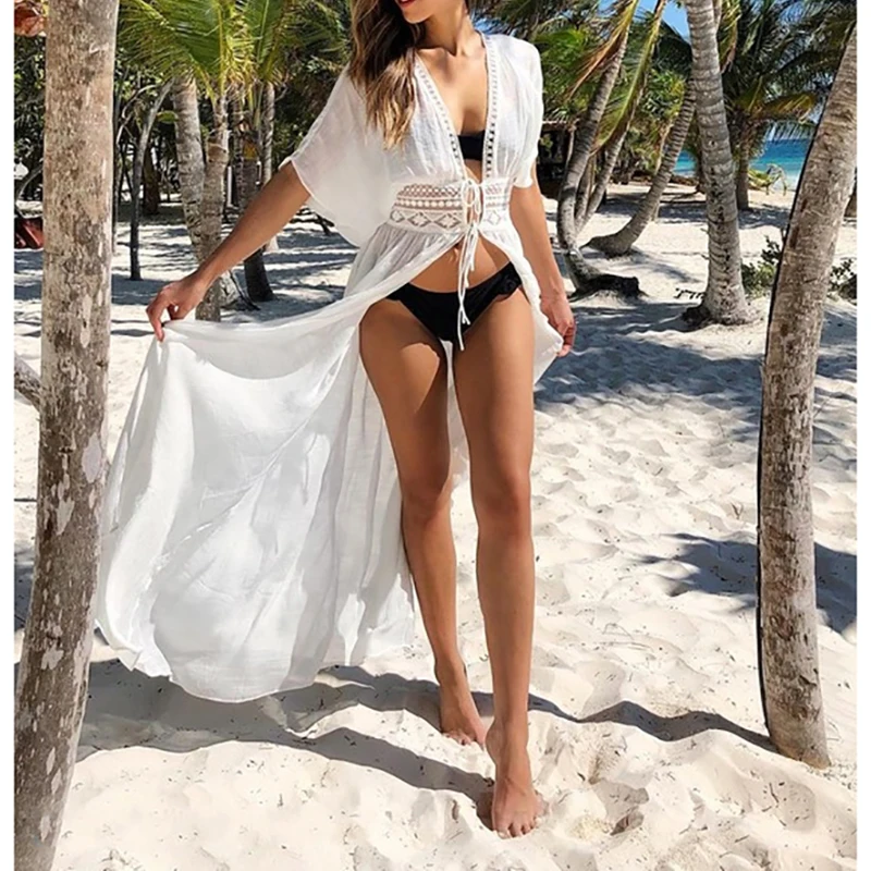 Платье с длинным рукавом 