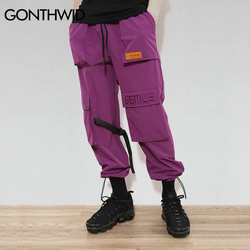 GONTHWID Men/Women Buckle Straps Cargo Pants 2018 Hip Hop Multi Pockets Baggy Harem Jogger Pants Male Casual Streetwear Trousers
GONTHWID Men/Women Buckle Straps Cargo Pants 2018 Hip Hop Multi Pockets Baggy Harem Jogger Pants Male Casual Streetwear Trousers