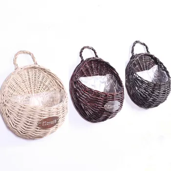 30*35cm Decorative Wicker Baskets Handmade Wall Hanging Flower Basket Storage Container Hanging Organizer Storage Basket
30*35cm Decorative Wicker Baskets Handmade Wall Hanging Flower Basket Storage Container Hanging Organizer Storage Basket