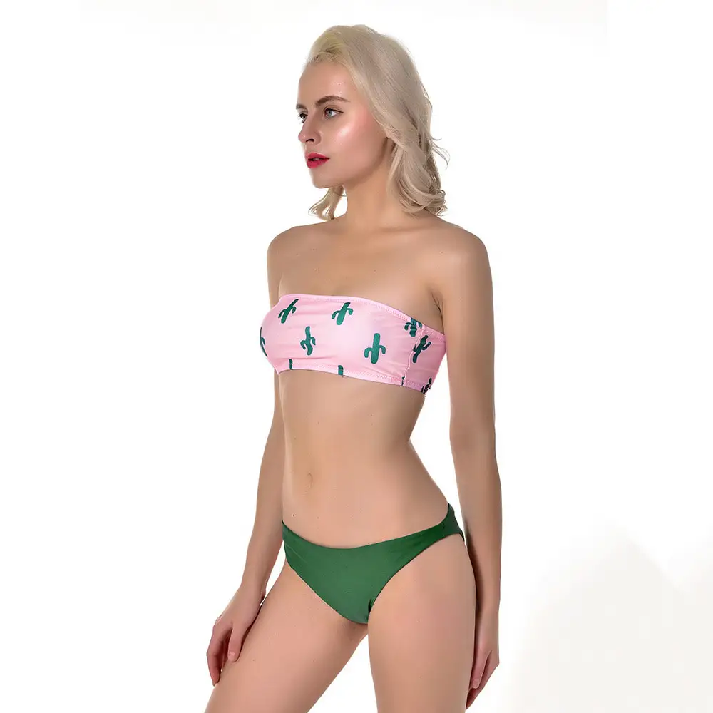 2019 Cool Summer Strapless Bandeau Bikinis 9