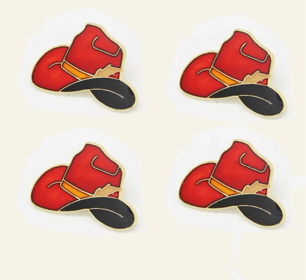 Lots 5 pcs Cowboy Hat Lapel / Tie / Hat or Cap Pin Badge - Country & Western Brooch - New Fans Gifts Jewelry 2 X 2.75 CM
Lots 5 pcs Cowboy Hat Lapel / Tie / Hat or Cap Pin Badge - Country & Western Brooch - New Fans Gifts Jewelry 2 X 2.75 CM