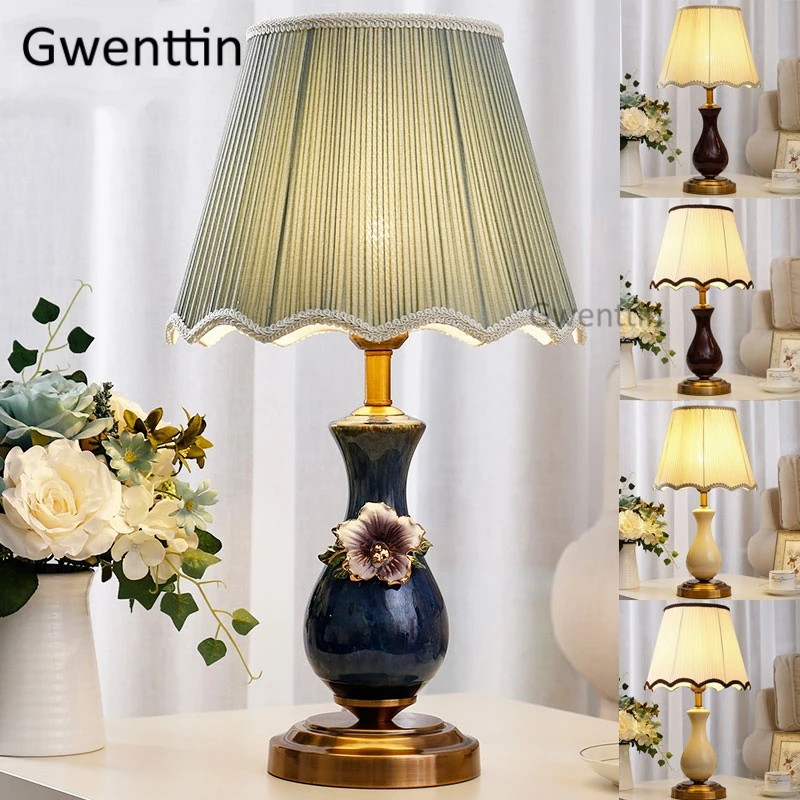 Chinese Style Ceramic Table Lamps Vintage Led Stand Desk Light for Wedding Bedroom Bedside Lamp Home Decor Luminaire Fixtures
Chinese Style Ceramic Table Lamps Vintage Led Stand Desk Light for Wedding Bedroom Bedside Lamp Home Decor Luminaire Fixtures