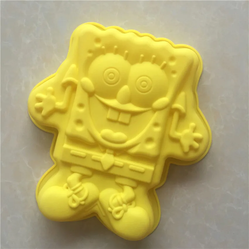 Cartoon SpongeBob SquarePants Shape Silicone Cake Pan Big Size 28cm Bakeware Cake Mold Confectionery Savarin Baking Tray GJD150
Cartoon SpongeBob SquarePants Shape Silicone Cake Pan Big Size 28cm Bakeware Cake Mold Confectionery Savarin Baking Tray GJD150