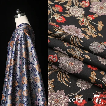 High-grade high-precision jacquard fashion fabric gold line peony dress windbreaker dress fabric 145cm wide 350g/m
High-grade high-precision jacquard fashion fabric gold line peony dress windbreaker dress fabric 145cm wide 350g/m