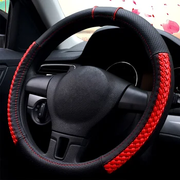 GLCC Car Steering Wheel Cover Leather Diameter 36cm 38cm 39cm Braid on Case Hand Grip Skidproof Auto Interior Part for bmw e90
GLCC Car Steering Wheel Cover Leather Diameter 36cm 38cm 39cm Braid on Case Hand Grip Skidproof Auto Interior Part for bmw e90