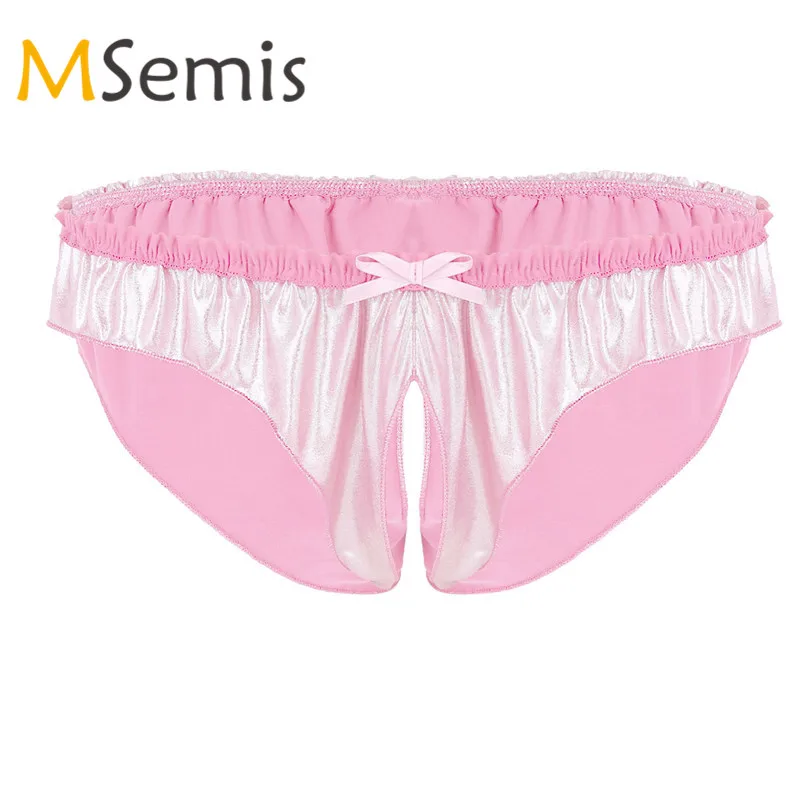 Mens Sissy Lingerie Gay Satin Panties for Men Shiny Soft Stretchy Low Rise Gay Underwear High Cut Thong Crotchless Sissy Briefs
Mens Sissy Lingerie Gay Satin Panties for Men Shiny Soft Stretchy Low Rise Gay Underwear High Cut Thong Crotchless Sissy Briefs
