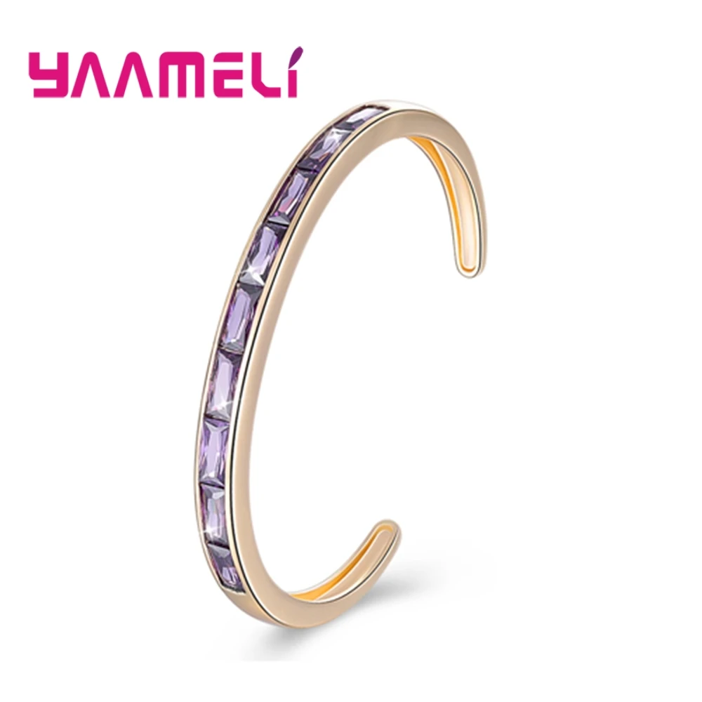 Luxulry Shiny Bangles 5 Color Be Optional AAA Shiny Cubic Zirconia Fine Fashion Daily Wear Jewelry Birthday Present Gift
Luxulry Shiny Bangles 5 Color Be Optional AAA Shiny Cubic Zirconia Fine Fashion Daily Wear Jewelry Birthday Present Gift