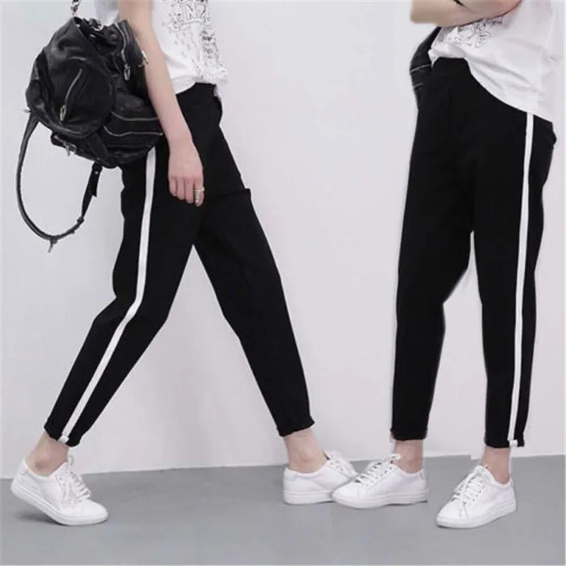 Korean Fashion Womens Casual Hip Hop Track Pants Sweatpants Trousers Side Striped Feature Loose Pants Female Clothing S-XXL W3
Korean Fashion Womens Casual Hip Hop Track Pants Sweatpants Trousers Side Striped Feature Loose Pants Female Clothing S-XXL W3