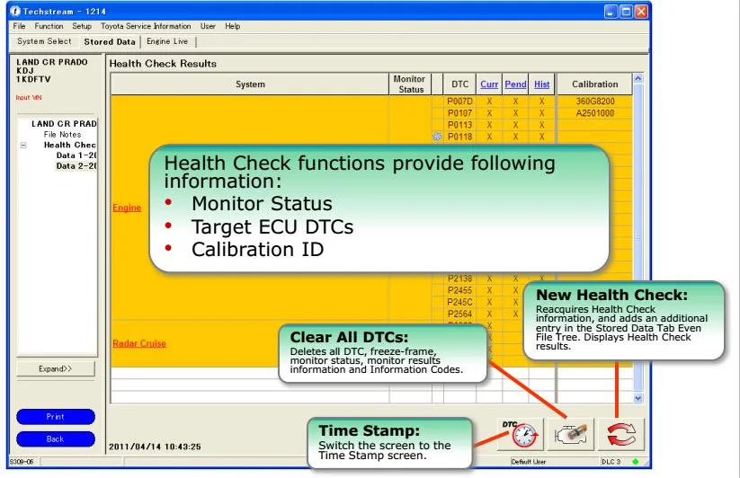 GTS tis 3 OTC scanner Professional FOR Toyota IT3 Global Techstream GTS OTC display 4