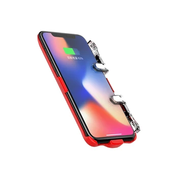 2in1 6000mah Power Bank Battery Charger Charging Phone Case for iPhone X w Game Shooter Controller trigger for iPhone 6/7 PUBG
2in1 6000mah Power Bank Battery Charger Charging Phone Case for iPhone X w Game Shooter Controller trigger for iPhone 6/7 PUBG