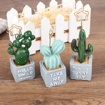 1pc Cut Card Holder Cactus Resin Plant Decoration Stationery Photo Holder for Office School Supplies
1pc Cut Card Holder Cactus Resin Plant Decoration Stationery Photo Holder for Office School Supplies