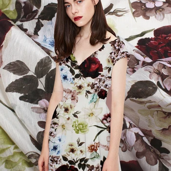 Spring breath silk and hemp fabrics printed with multi-colour flowers and fragrant fabrics silk and hemp fabrics
Spring breath silk and hemp fabrics printed with multi-colour flowers and fragrant fabrics silk and hemp fabrics