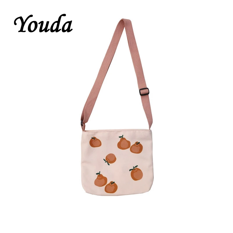 Youda Cute Girl Mobile Packet Korean Messenger Bags Fruit Printing Japanese Canvas Shoulder Bag Portable Shopping Pouch
Youda Cute Girl Mobile Packet Korean Messenger Bags Fruit Printing Japanese Canvas Shoulder Bag Portable Shopping Pouch