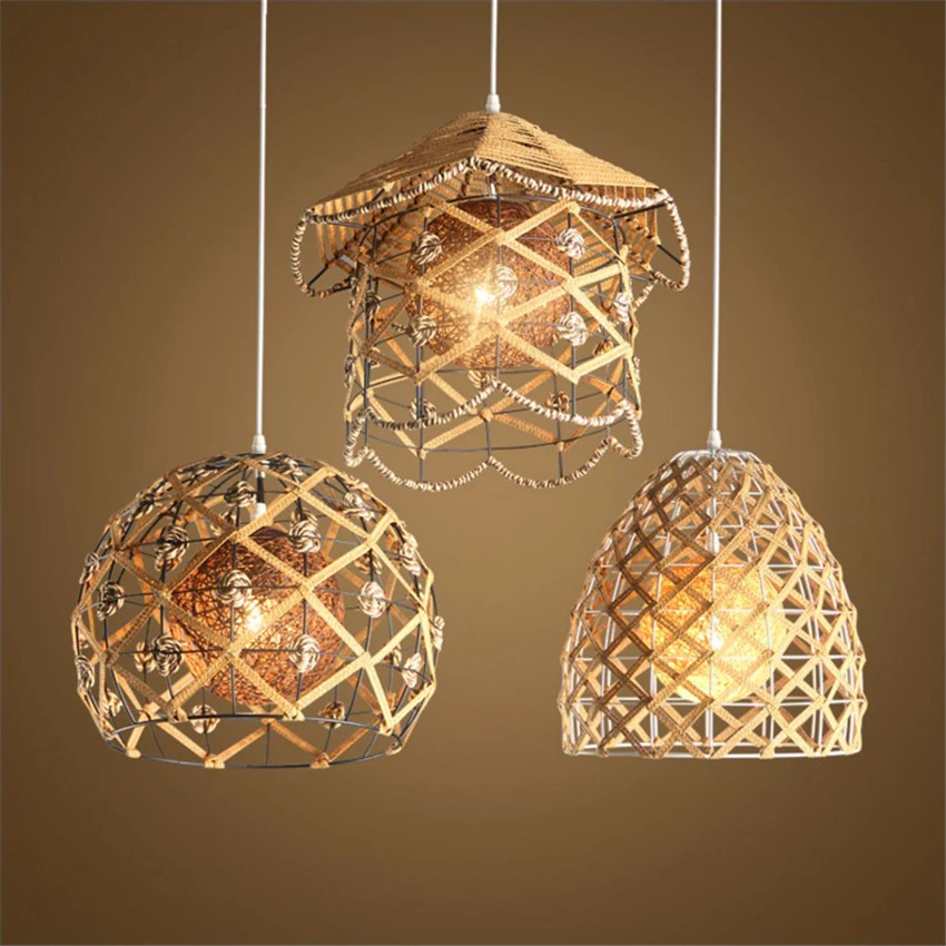 Chinese rattan art rope Pastoral Hang lamps pendant lights led lights for home nordic pendant light fixtures loft style hanging
Chinese rattan art rope Pastoral Hang lamps pendant lights led lights for home nordic pendant light fixtures loft style hanging