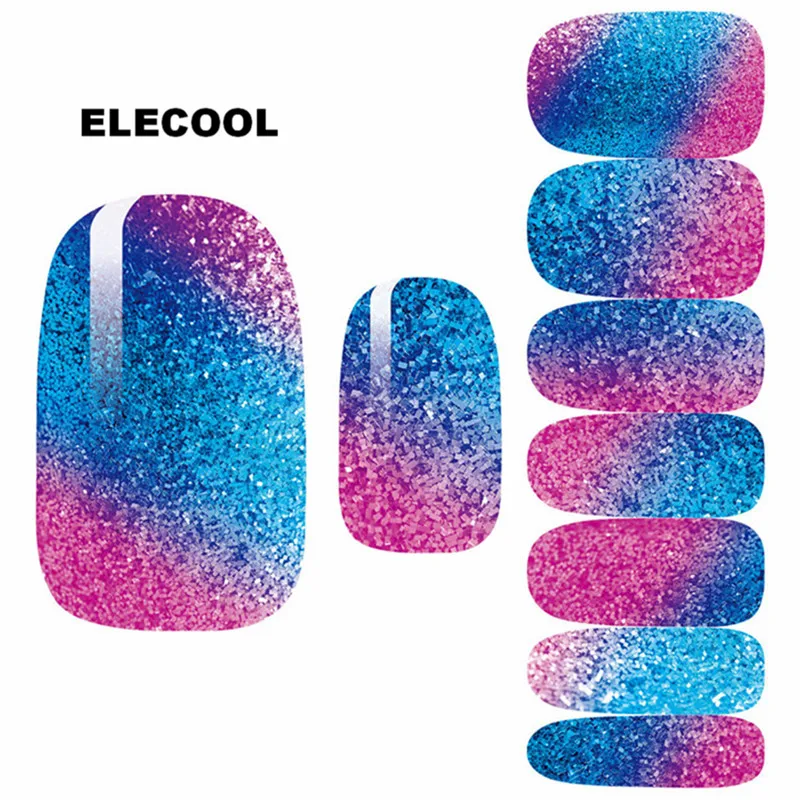 ELECOOL Colorful Waterproof Nail Art Decals Tips Stickers Water Transfer Printing Nail Art Decorations For Manicure Salon
ELECOOL Colorful Waterproof Nail Art Decals Tips Stickers Water Transfer Printing Nail Art Decorations For Manicure Salon