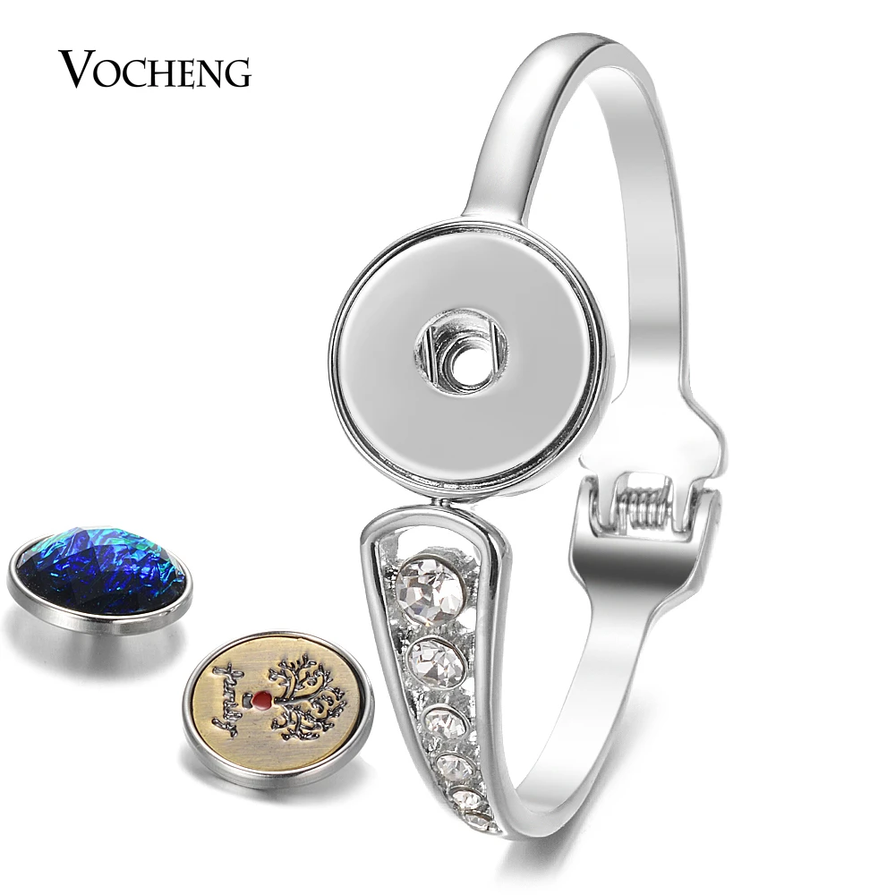 Vocheng Ginger Snap Bracelet Snap Jewelry Bangles with Rhinestone Exchange DIY Jewelry fit 18mm Snap Buttons NN-742
Vocheng Ginger Snap Bracelet Snap Jewelry Bangles with Rhinestone Exchange DIY Jewelry fit 18mm Snap Buttons NN-742