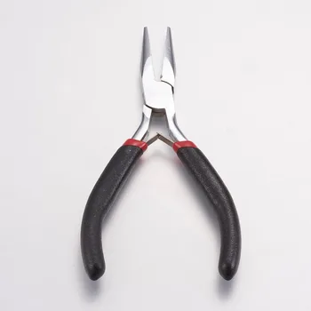 PandaHall Jewelry Making DIY Tools Jewelry Pliers, Flat Nose Pliers, Polishing, Black 125mm Beading Equipment Beadwork
PandaHall Jewelry Making DIY Tools Jewelry Pliers, Flat Nose Pliers, Polishing, Black 125mm Beading Equipment Beadwork