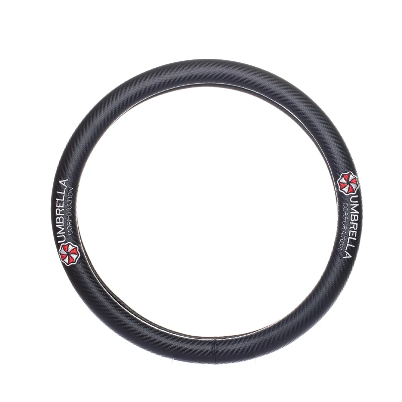Car styling for Resident Evil Umbrella emblem diameter 38cm Carbon fiber steering wheel cover for Mercedes bmw Audi accessories
Car styling for Resident Evil Umbrella emblem diameter 38cm Carbon fiber steering wheel cover for Mercedes bmw Audi accessories