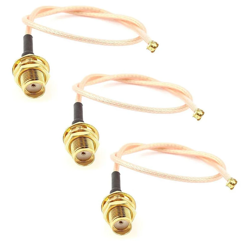 RF Pigtail Extension Cable SMA Female Jack Connector Nut Bulkhead To U.FL IPX IPEX RF Coax Adapter Assembly RG178 Cable Jumper
RF Pigtail Extension Cable SMA Female Jack Connector Nut Bulkhead To U.FL IPX IPEX RF Coax Adapter Assembly RG178 Cable Jumper
