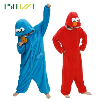 Kigurumi Adult Pajamas quality polar fleece Winter lemur Women Men Nightie Cartoon Sesame Street Pajama unicornio Sleepwear
Kigurumi Adult Pajamas quality polar fleece Winter lemur Women Men Nightie Cartoon Sesame Street Pajama unicornio Sleepwear