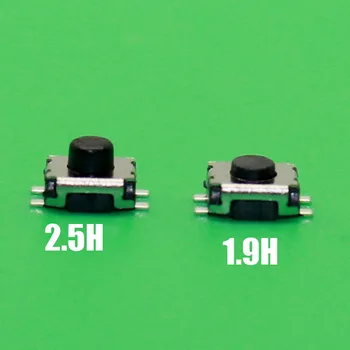 1.9H 2.5H 3x4 Micro switch Button Tactile Push Button Car Key Switch Button Remote Key 3*4*2.5 3*4*1.9
1.9H 2.5H 3x4 Micro switch Button Tactile Push Button Car Key Switch Button Remote Key 3*4*2.5 3*4*1.9