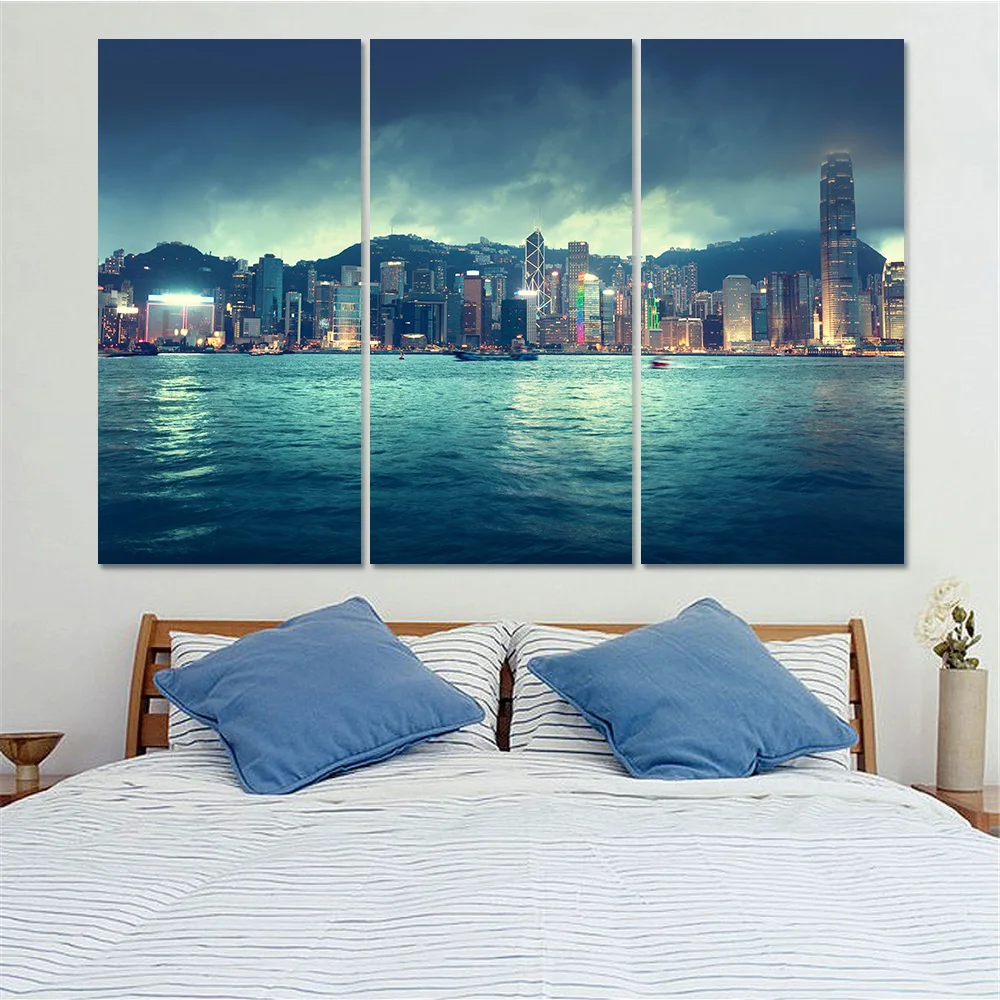 Printing HD Wall Modular Framework Modern Hong Kong City Skyline Home Decoration Canvas Painting Poster Living Room Pictures
Printing HD Wall Modular Framework Modern Hong Kong City Skyline Home Decoration Canvas Painting Poster Living Room Pictures