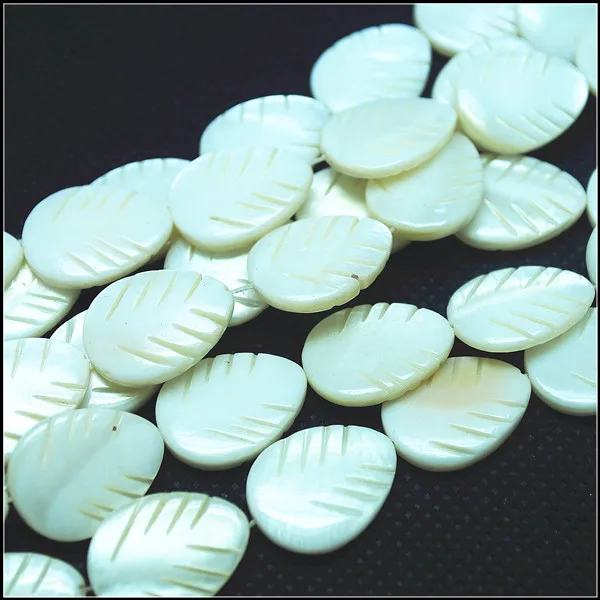 20pcs white craving shell beads mother of pearl leaf shape shell strings 15x20mm diy beads accessories top fashion items
20pcs white craving shell beads mother of pearl leaf shape shell strings 15x20mm diy beads accessories top fashion items