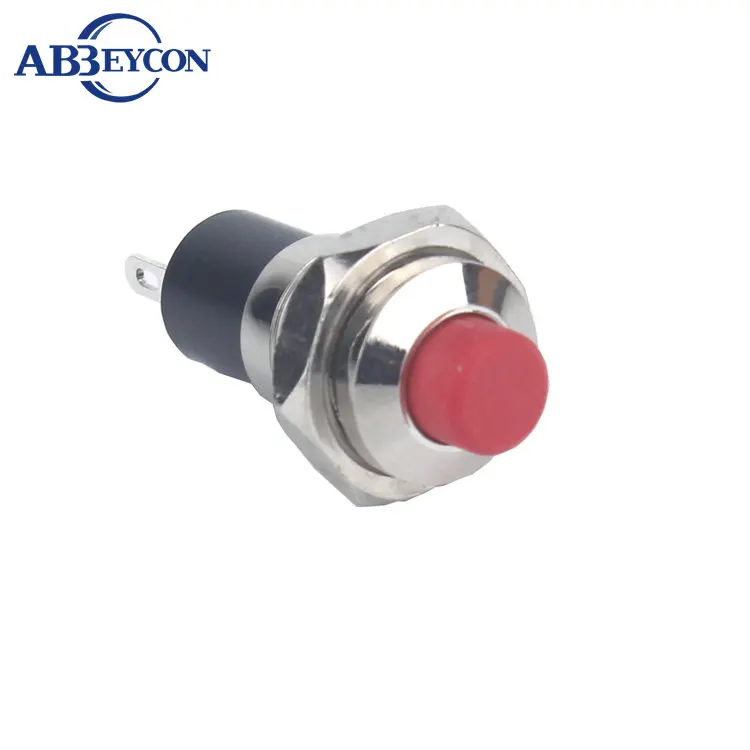 7mm/10mm Red Plastic High Head Latching Normally Open Pin Terminal Push Button Switch Metal Shell Brass Nickle Plated Housing
7mm/10mm Red Plastic High Head Latching Normally Open Pin Terminal Push Button Switch Metal Shell Brass Nickle Plated Housing