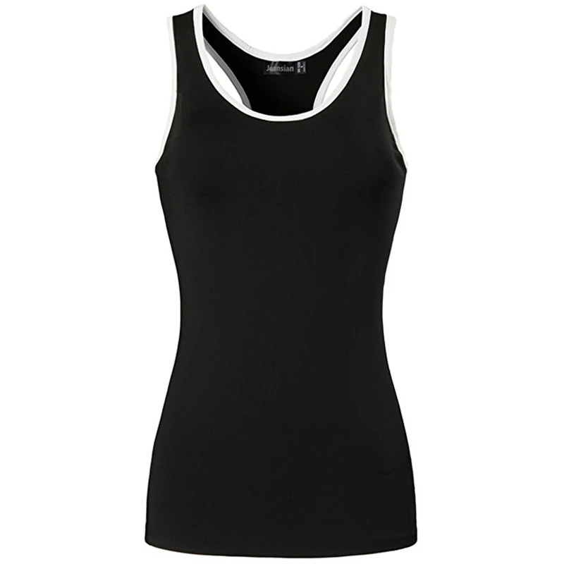Jeansian Women's Quick Drying Slim Fit Tank Tops Tanktops Sleeveless Vest Singlet SWT237 BlackWhite
Jeansian Women's Quick Drying Slim Fit Tank Tops Tanktops Sleeveless Vest Singlet SWT237 BlackWhite