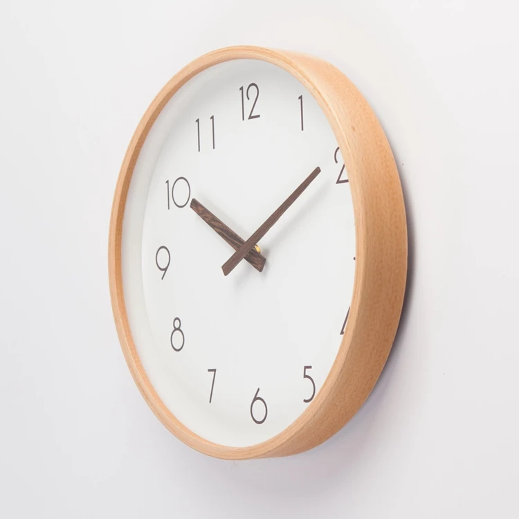 Nordic simple Beech wood wall clock Mute living room clock Mute the quartz clockOffice decoration clock Home decoration clock
Nordic simple Beech wood wall clock Mute living room clock Mute the quartz clockOffice decoration clock Home decoration clock