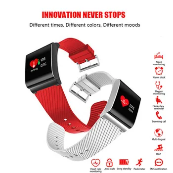 Color Screen Smart Band Blood Pressure Pedometer Fitness Activity Tracker Waterproof OLED Anti-lost Smart Baracelet Smartband
Color Screen Smart Band Blood Pressure Pedometer Fitness Activity Tracker Waterproof OLED Anti-lost Smart Baracelet Smartband