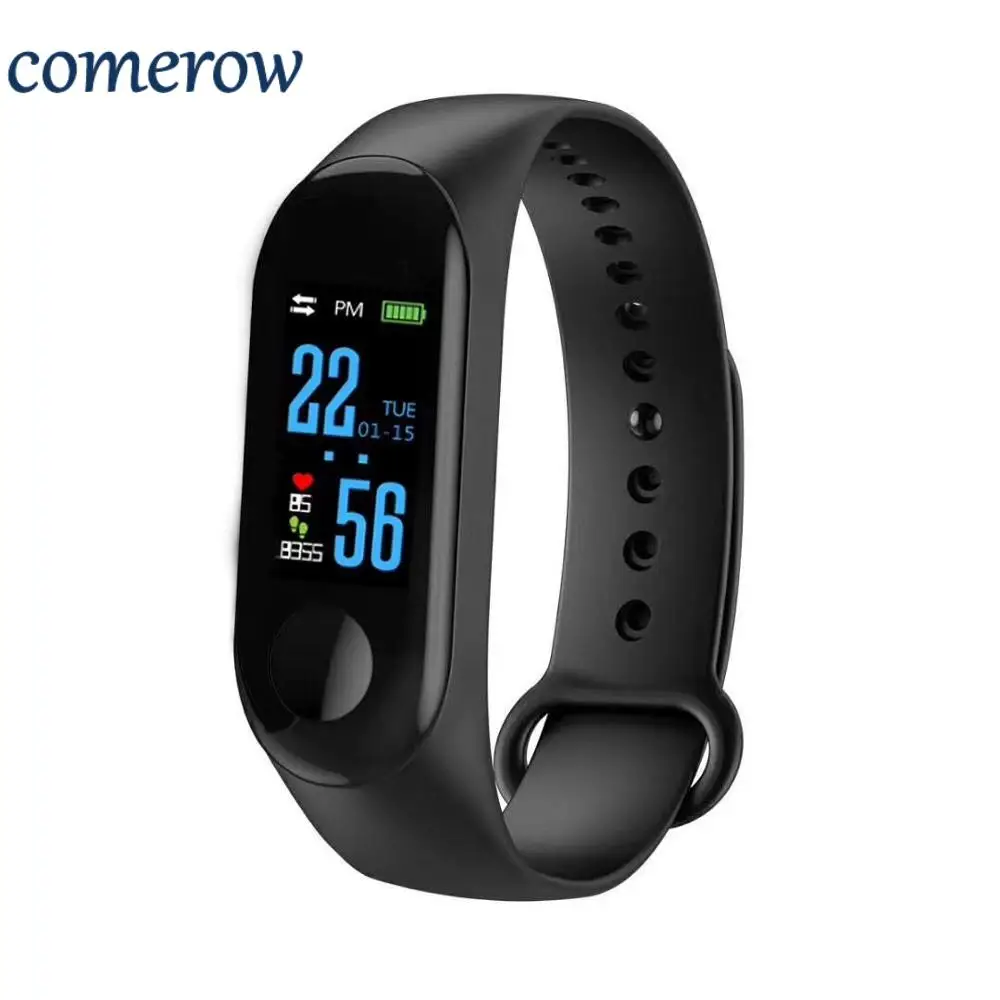 Comerow M3 Smart Bracelet Heart Rate Blood Pressure Health Waterproof Smart Watch M3 Bluetooth Watch Wristband Fitness
Comerow M3 Smart Bracelet Heart Rate Blood Pressure Health Waterproof Smart Watch M3 Bluetooth Watch Wristband Fitness