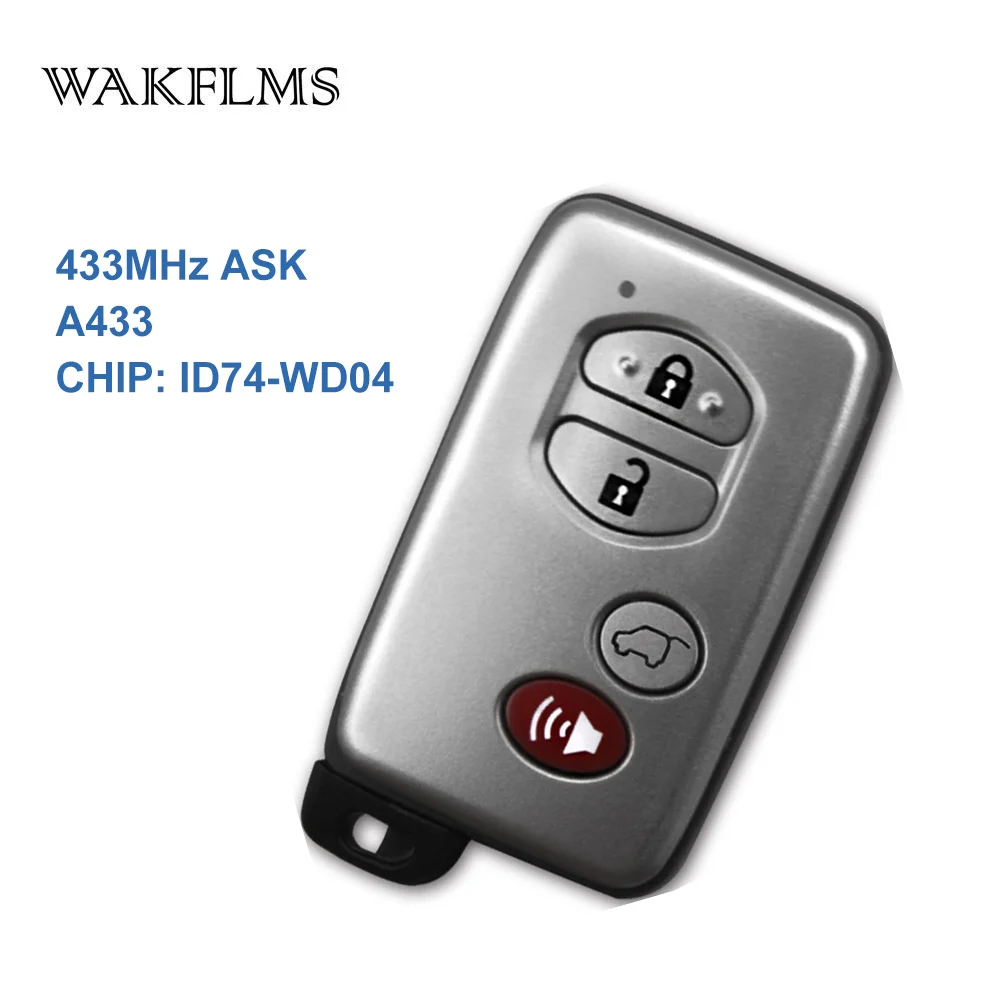 Sliver 4 Buttons With Panic 433MHz Board Number A433 ID74-WD04 Smart Key Keyless Go / Entry For Toyota
Sliver 4 Buttons With Panic 433MHz Board Number A433 ID74-WD04 Smart Key Keyless Go / Entry For Toyota