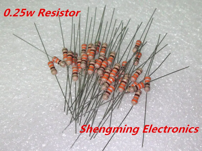 1000PCS 1/4W 6.2R 6.8R 7.5R 8.2R 9.1R 10R 12R 15R 18R 20R 22R 24R 27R 30R 33R 36R ohm Carbon Film Resistor 0.25W 5% 
1000PCS 1/4W 6.2R 6.8R 7.5R 8.2R 9.1R 10R 12R 15R 18R 20R 22R 24R 27R 30R 33R 36R ohm Carbon Film Resistor 0.25W 5%