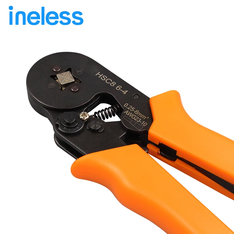 HSC8 6-4 0.25-6mm2 Terminals Crimping Piler Tools Self-Adjustable Crimper Piler 23-10AWG
