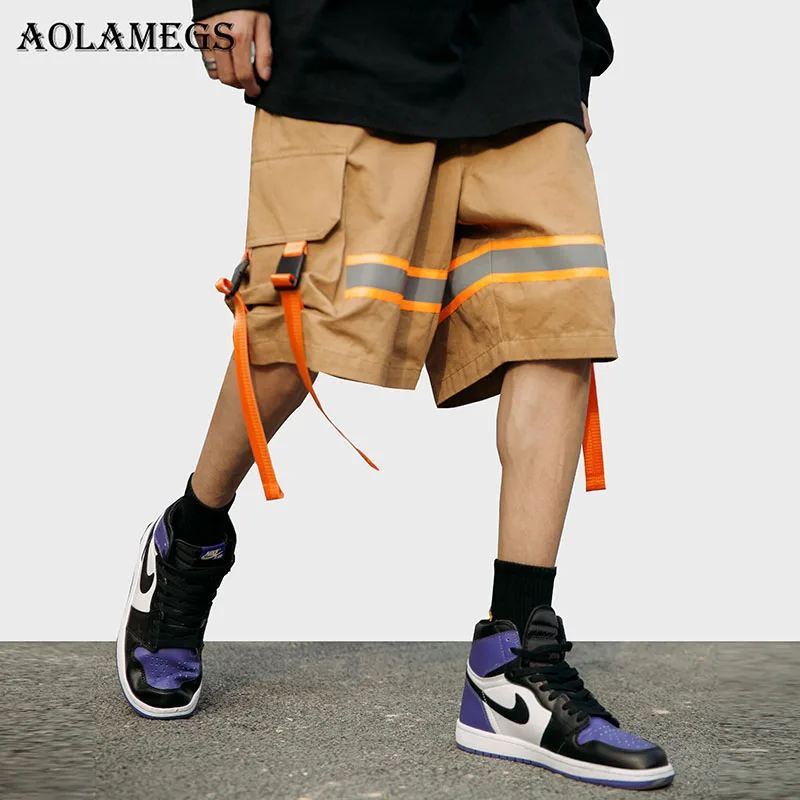 Aolamegs Shorts Men Striped Ribbon Print Bermuda Beach Knee-length Shorts Hip Hop Elastic Waist Mens Streetwear Sweatpants
Aolamegs Shorts Men Striped Ribbon Print Bermuda Beach Knee-length Shorts Hip Hop Elastic Waist Mens Streetwear Sweatpants