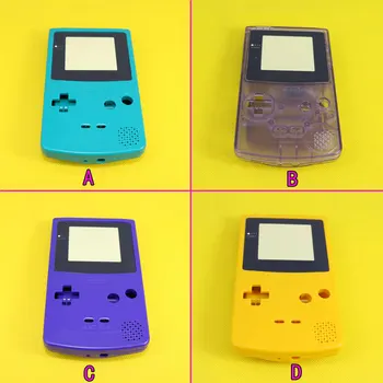 4 Color Clear shell case Replacement For Gameboy Color for GBC game console full housing
4 Color Clear shell case Replacement For Gameboy Color for GBC game console full housing