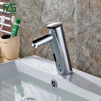 FLG Water Saving Basin Faucet Chrome Cast Battery Power Automatic Infrared Sensor Cold Faucet Touch Free Faucets Water Tap 8802
FLG Water Saving Basin Faucet Chrome Cast Battery Power Automatic Infrared Sensor Cold Faucet Touch Free Faucets Water Tap 8802