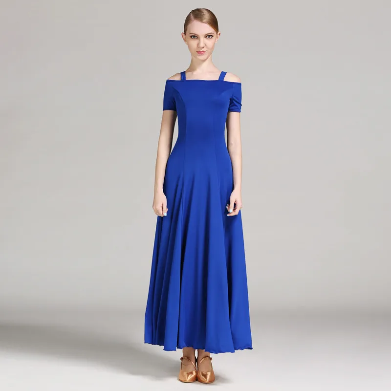 Ballroom Dance Dress Elegant New Arrival Short Sleeve Stage Dancing Wear Women's Wide Straps Fashion Ballroom Flamenco Dresses
Ballroom Dance Dress Elegant New Arrival Short Sleeve Stage Dancing Wear Women's Wide Straps Fashion Ballroom Flamenco Dresses