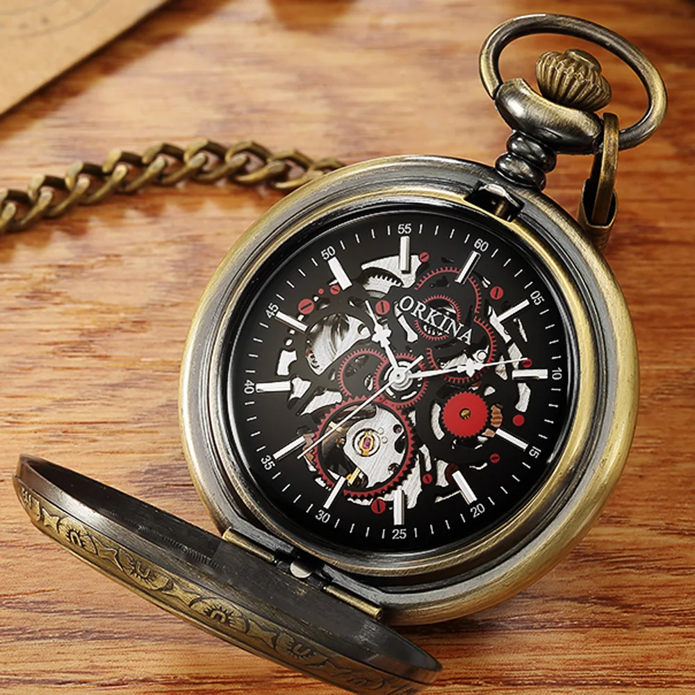 New Casual Fashion Mechanical Pocket Watches Flip Clock Necklace Retro Skeleton Vintage Pocket Fob Watch Chain Dropshipping
New Casual Fashion Mechanical Pocket Watches Flip Clock Necklace Retro Skeleton Vintage Pocket Fob Watch Chain Dropshipping