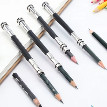 1Pcs New Adjustable Dual Head Pencil Extender Holder Sketch School Office Art Write Pencil Tool
1Pcs New Adjustable Dual Head Pencil Extender Holder Sketch School Office Art Write Pencil Tool