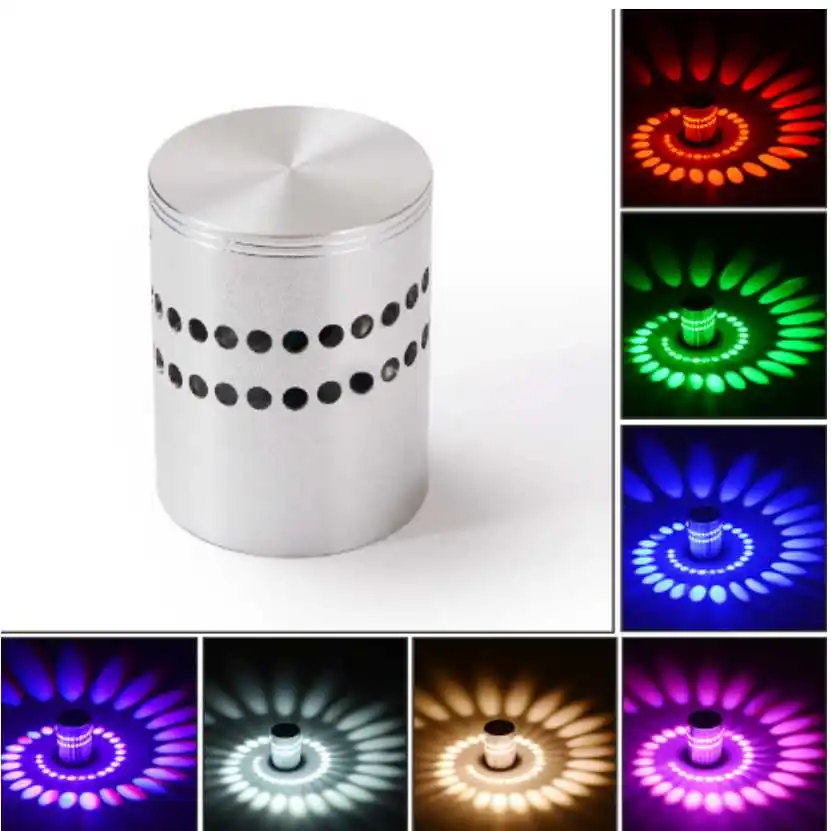 Colorful Sprial led wall lamp dimmable lamp with remote control 3w mini light colors party hotel KTV cafe Night wall light
Colorful Sprial led wall lamp dimmable lamp with remote control 3w mini light colors party hotel KTV cafe Night wall light